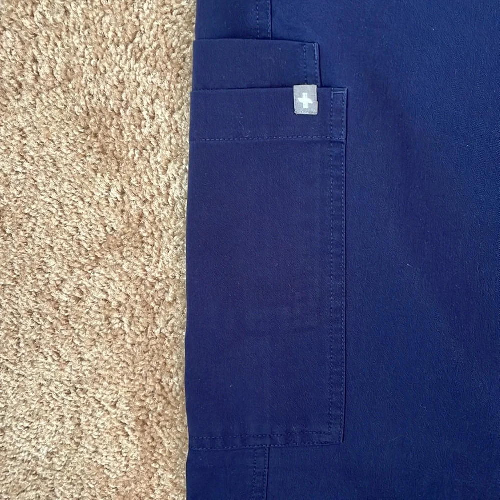 Men's Navy Drawstring Casual Pants